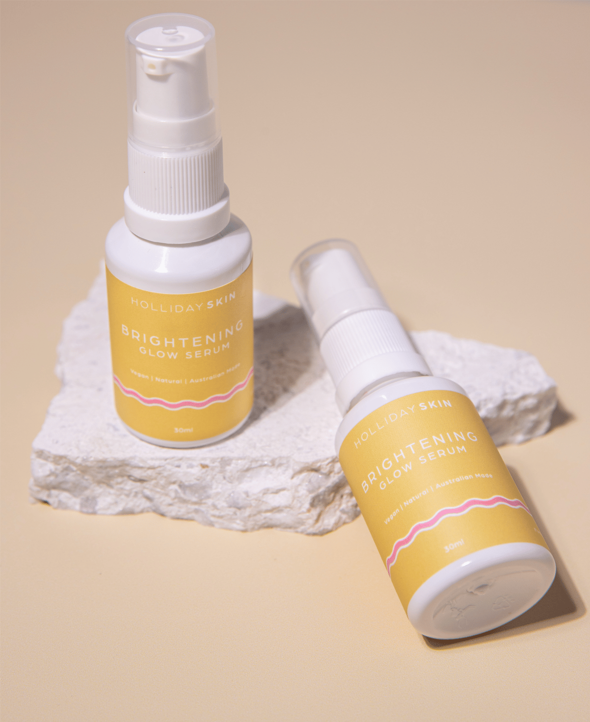 Brightening Glow Serum to even skin to